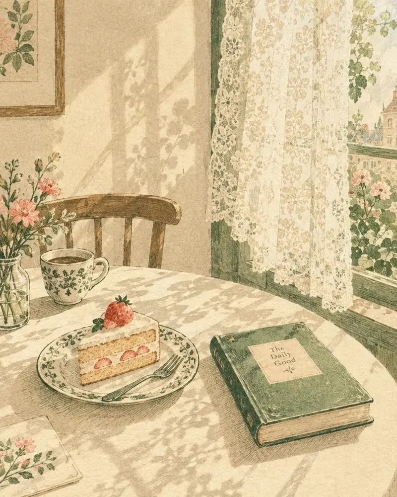 午后三点半 短剧封面插画，治愈日常 题材，共 18 集